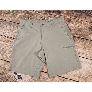 Zeroxposur Travel Series Brown Mens 32 Golf Shorts Travel Hiking Beach Sport EUC